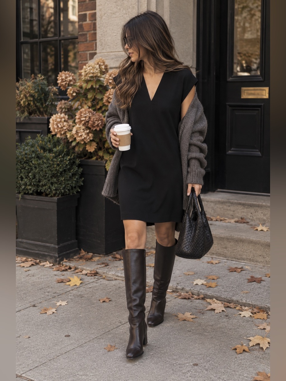 NWOT Zero + Maria Cornejo Black Midi Dress